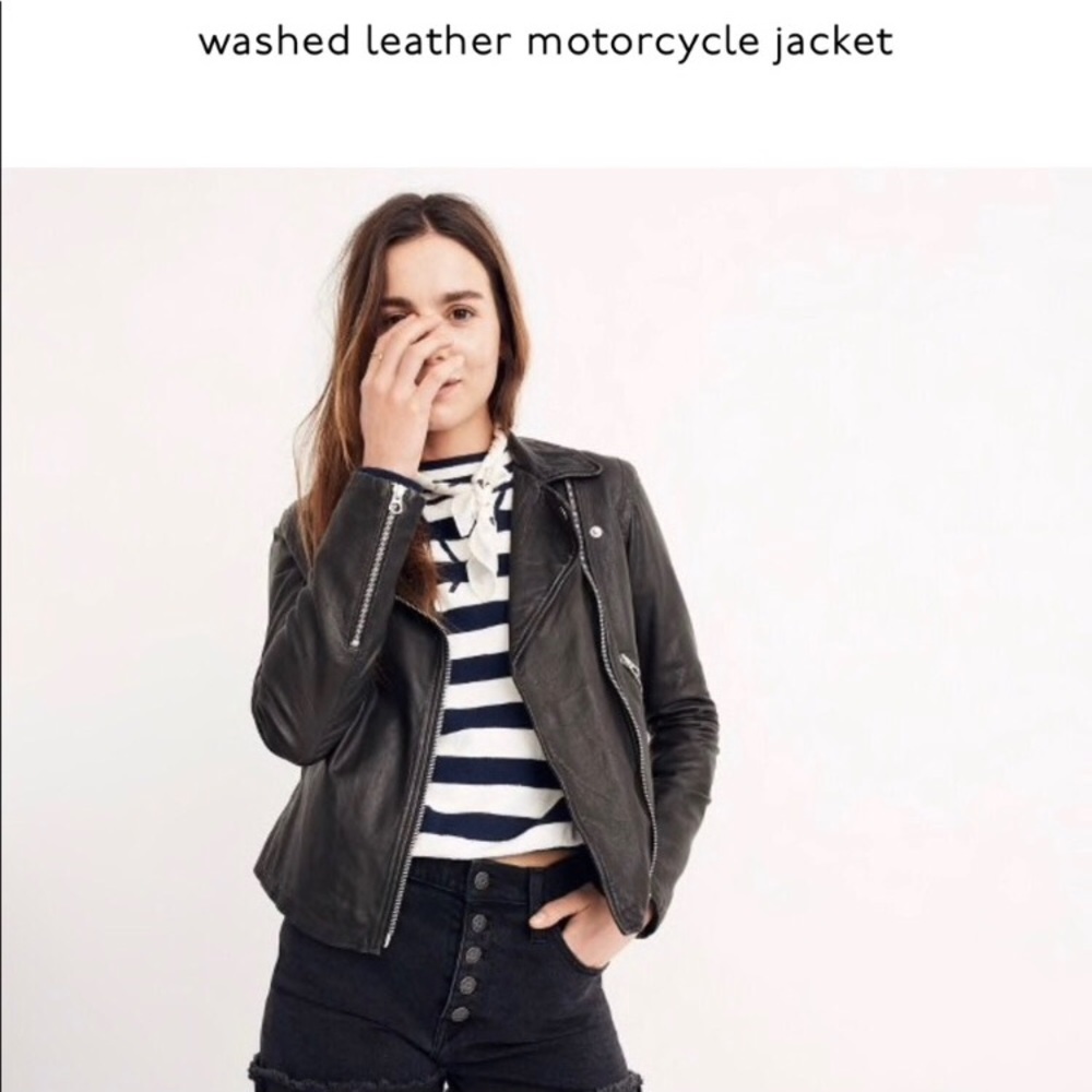Madewell Washed Leather Jacket